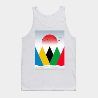 Vertical Limit Mountains | Hiking and Trekking Gifts Tank Top